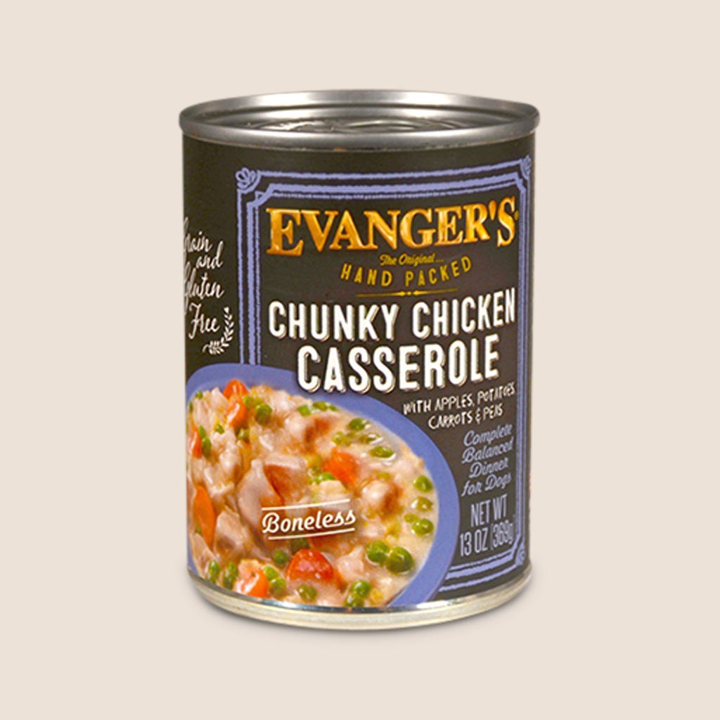 Evanger's Canned Dog Food Evanger's Chunky Chicken Casserole