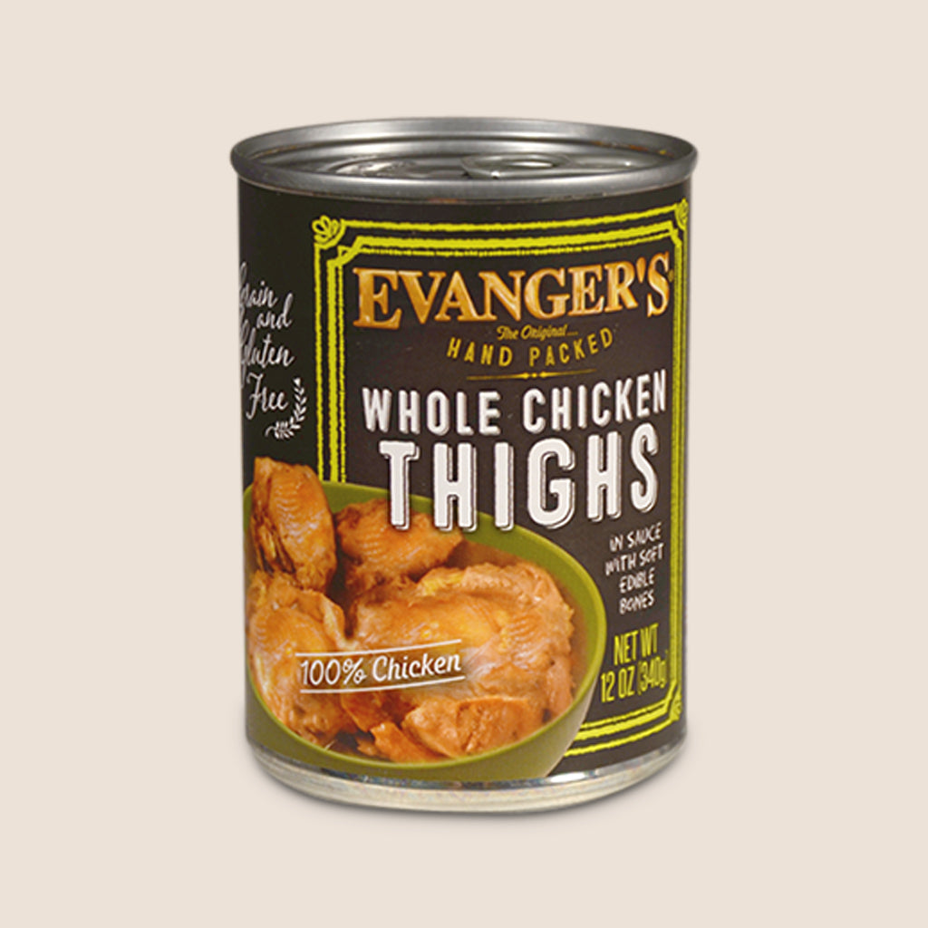 Evanger's Canned Dog Food Evanger's Whole Chicken Thigh