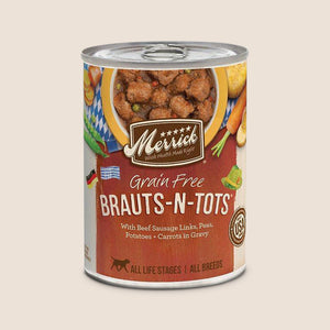 Merrick Canned Dog Food Merrick Brauts-N-Tots - Grain Free