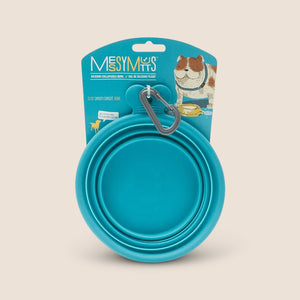 Messy Mutts Accessories Teal Messy Mutts Collapsible Bowl