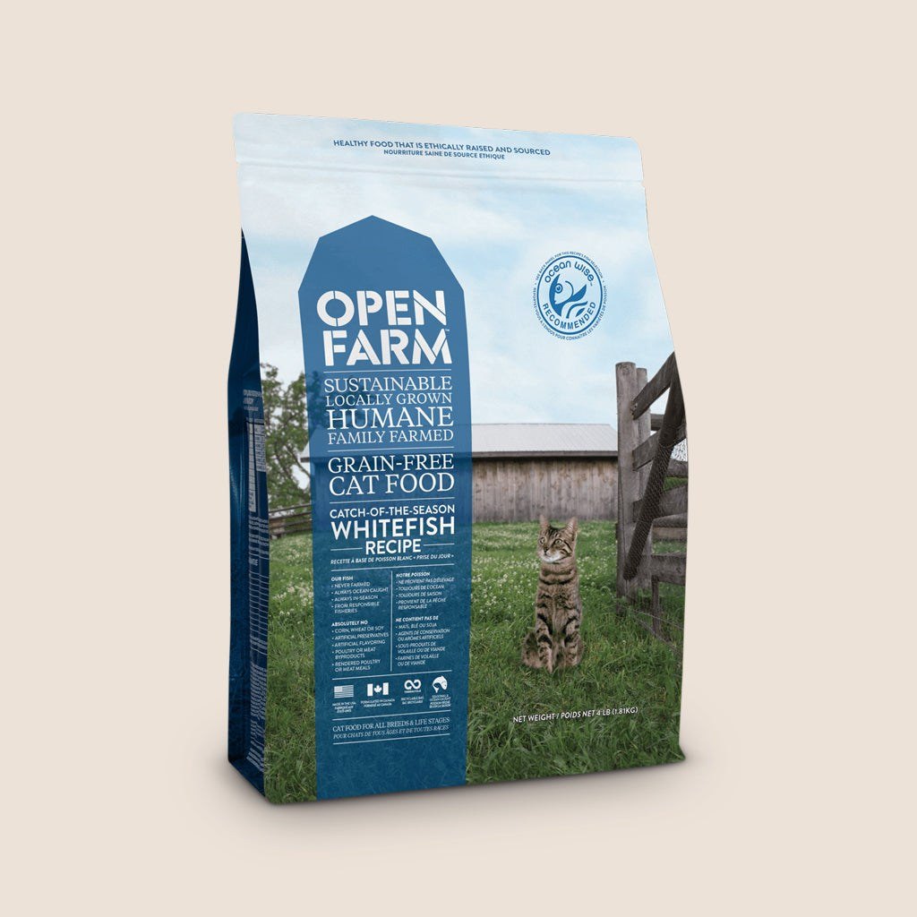 Open Farm Dry Cat Food Open Farm Catch of the Season Whitefish Grain Free Cat Food - 4 Pound Bag