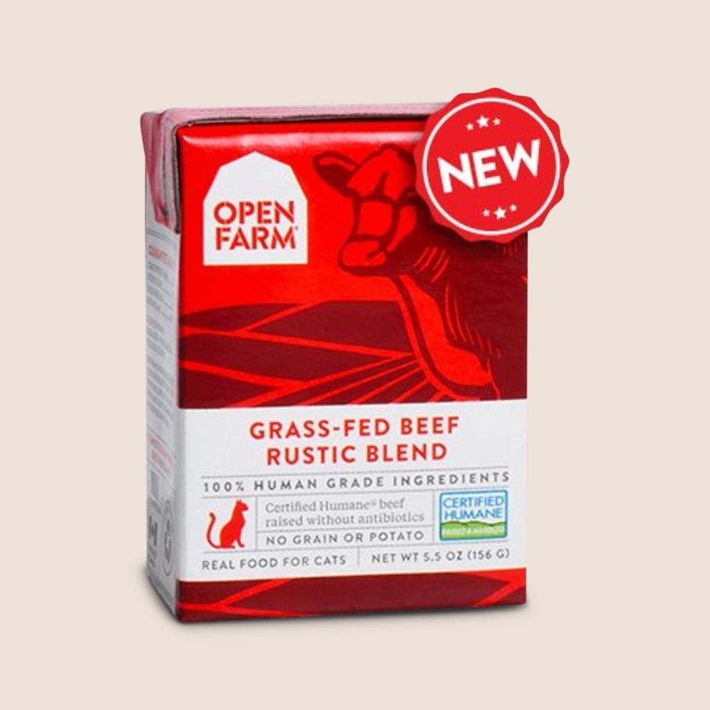 Open Farm Cat Food Can Case of 6 Open Farm Grass-Fed Beef Rustic Blend for Cats