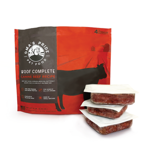 Oma's Pride - Woof Complete Frozen Beef Recipe