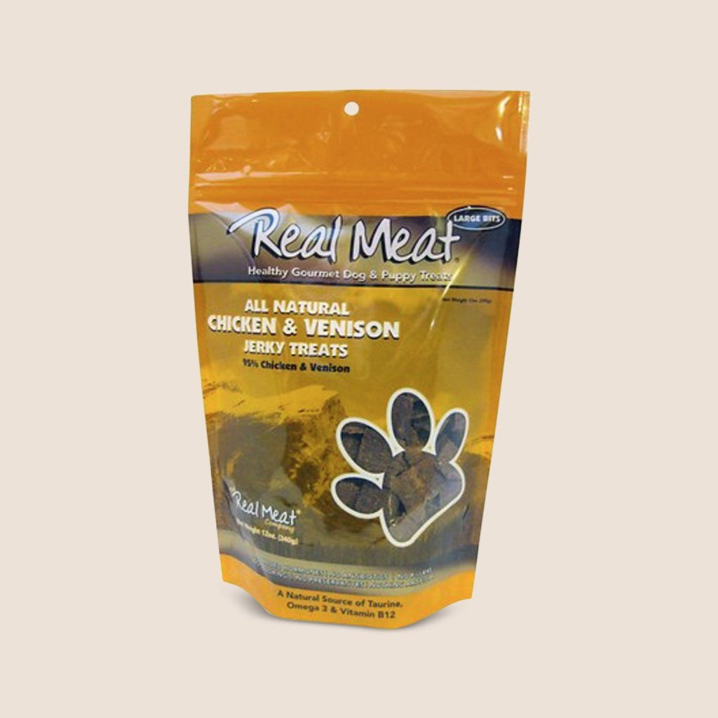 Real Meat Treats Real Meat Chicken & Venison 12oz Treats