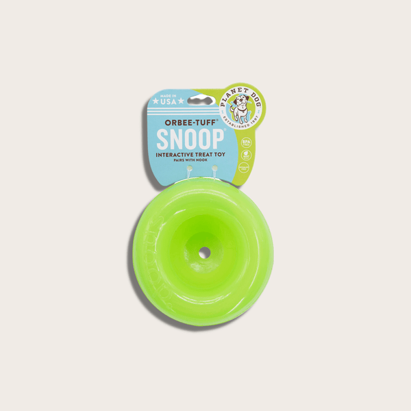 Orbee-Tuff Snoop Interactive Treat Dispensing Dog Toy, Green