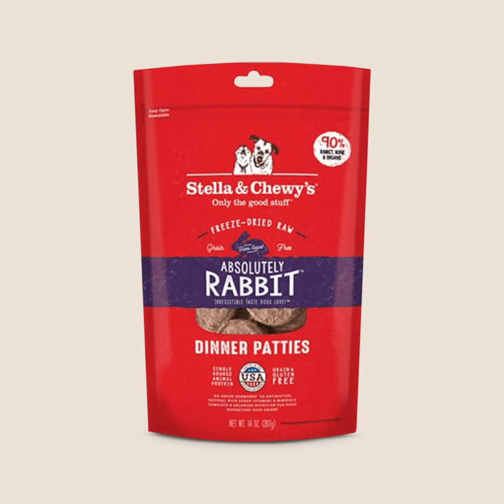 Stella & Chewy's Freeze-Dried Patties - Absolutely Rabbit Recipe – Polkadog