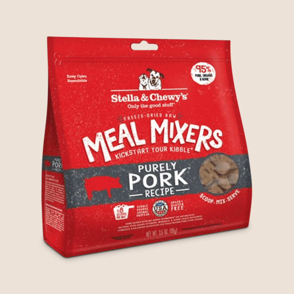 Stella & Chewy's Raw Dog Food Stella & Chewy's Purely Pork Freeze-Dried Meal Mixers