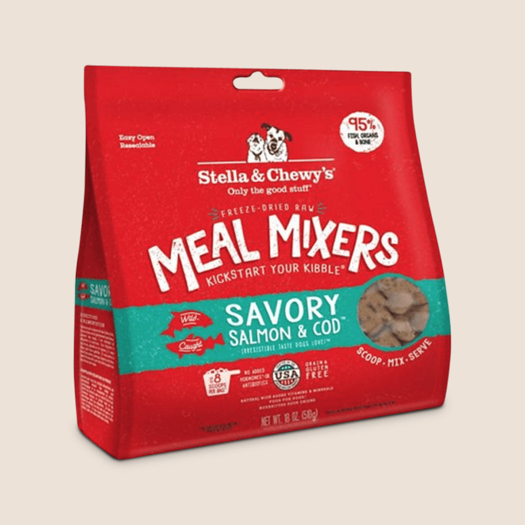 Stella & Chewy's Raw Dog Food Stella & Chewy's Savory Salmon & Cod Freeze-Dried Meal Mixers