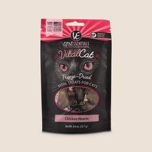 Load image into Gallery viewer, Vital Essentials Treats Chicken Hearts 0.8 oz Vital Essentials Freeze-Dried Cat Treats
