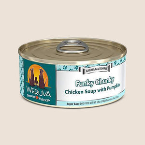 Weruva Canned Dog Food Weruva Funky Chunky Chicken Soup with Pumpkin Grain-Free Canned Dog Food