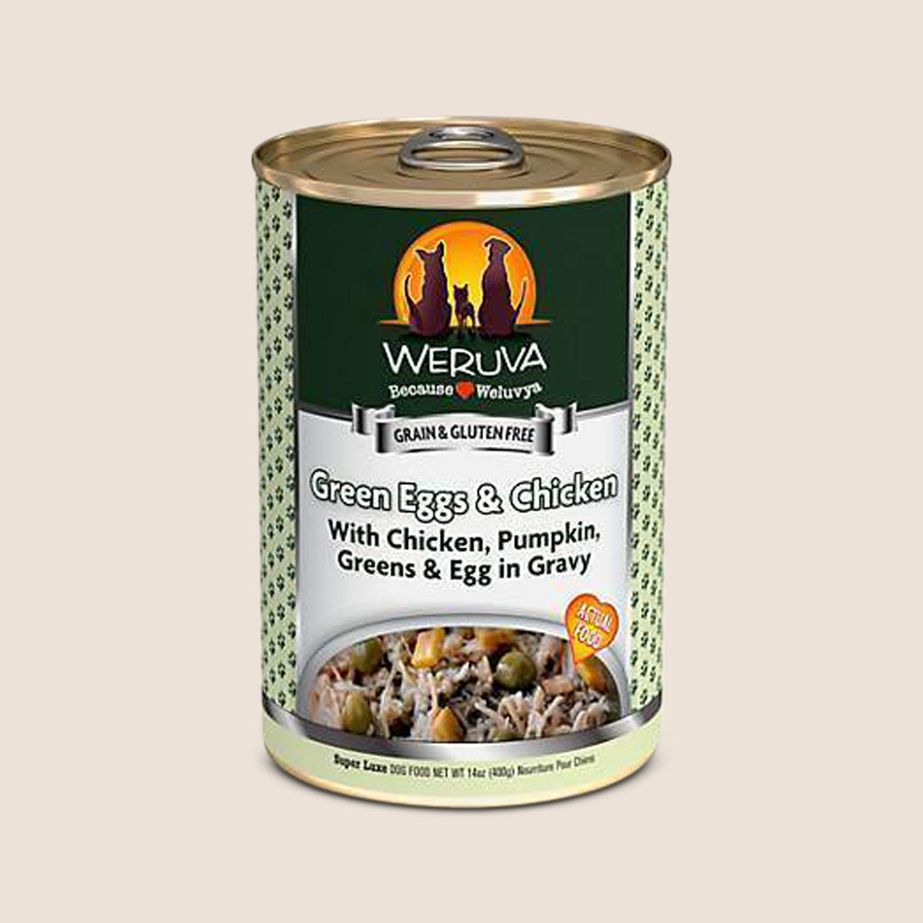 Weruva Canned Dog Food Weruva Green Eggs & Chicken with Chicken, Eggs, and Greens in Gravy Grain-Free Canned Dog Food