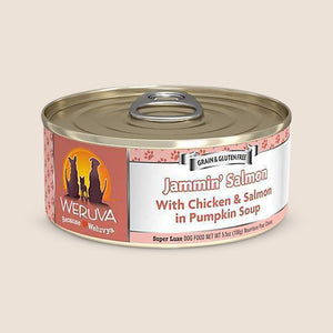 Weruva Canned Dog Food Weruva Jammin' Salmon with Chicken and Salmon in Pumpkin Soup Grain-Free Canned Dog Food