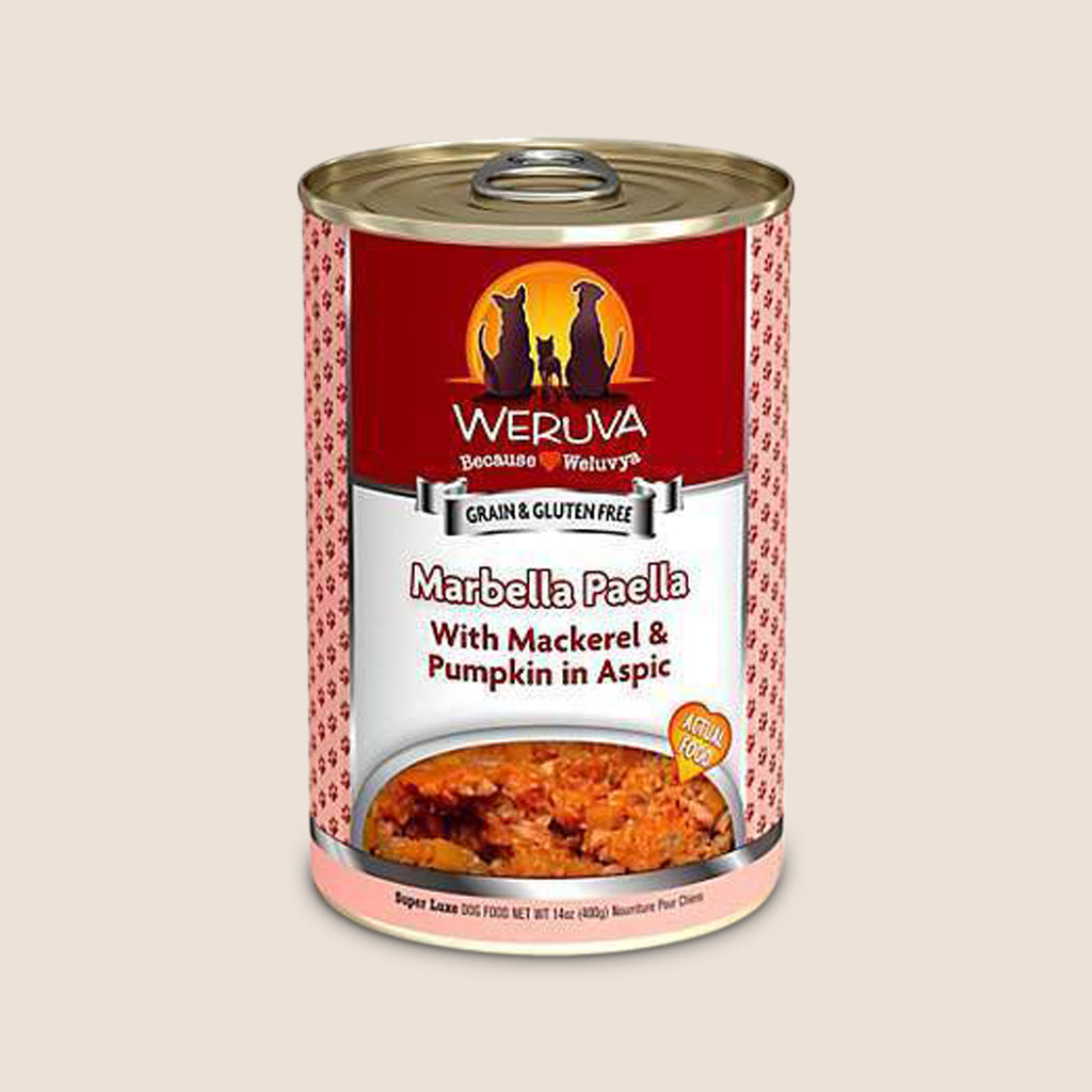 Weruva Canned Dog Food Weruva Marbella Paella with Mackerel & Pumpkin in Aspic Grain-Free Canned Dog Food