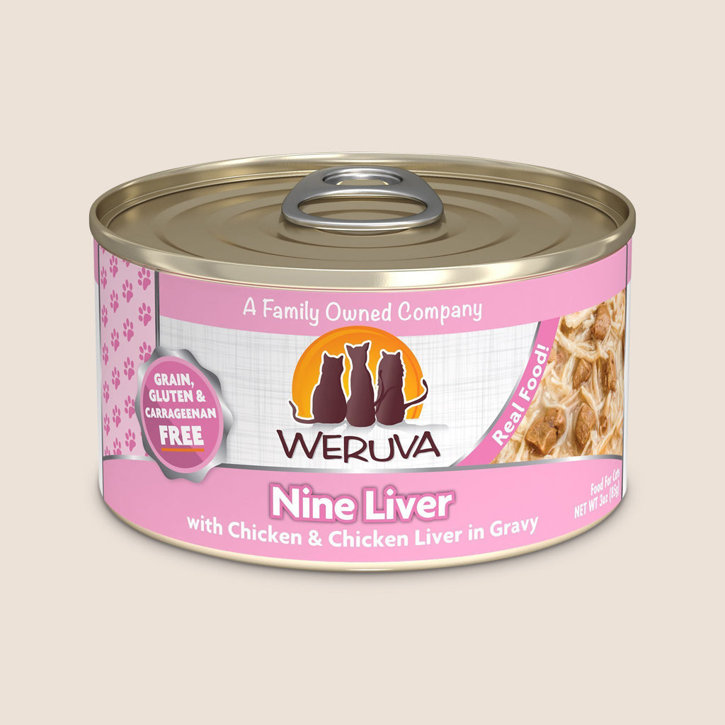 Weruva Cat Food Can Weruva Nine Liver Grain-Free Canned Cat Food