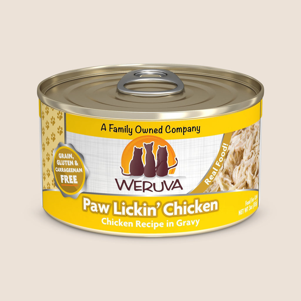 Weruva Cat Food Can Weruva Paw Lickin' Chicken Grain-Free Canned Cat Food