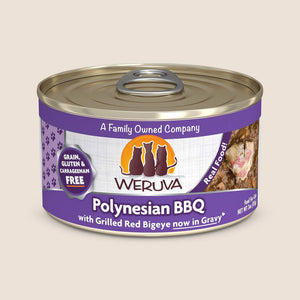 Weruva Cat Food Can Weruva Polynesian BBQ Grain-Free Canned Cat Food