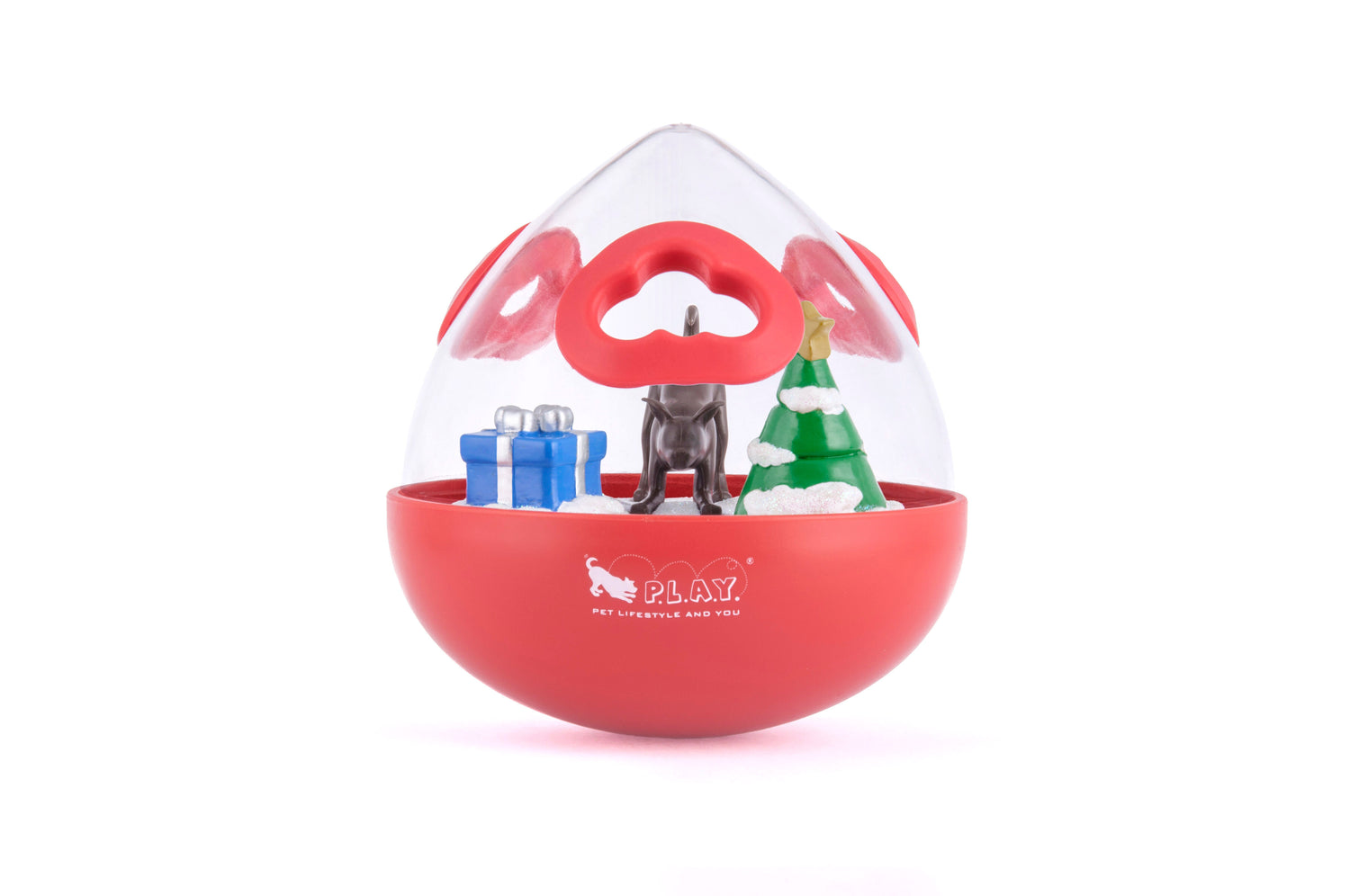 P.L.A.Y. - Wobble Ball Enrichment Toy 2.0 Holiday Edition